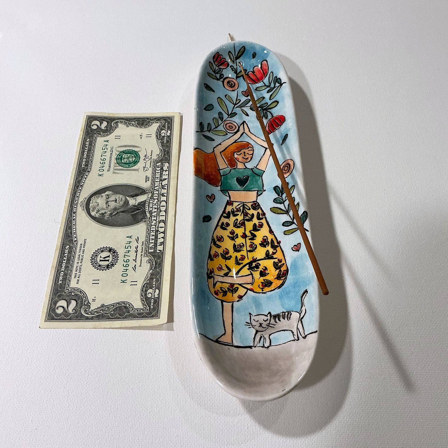 Ceramic Incense Stick Holder with Beautiful Design