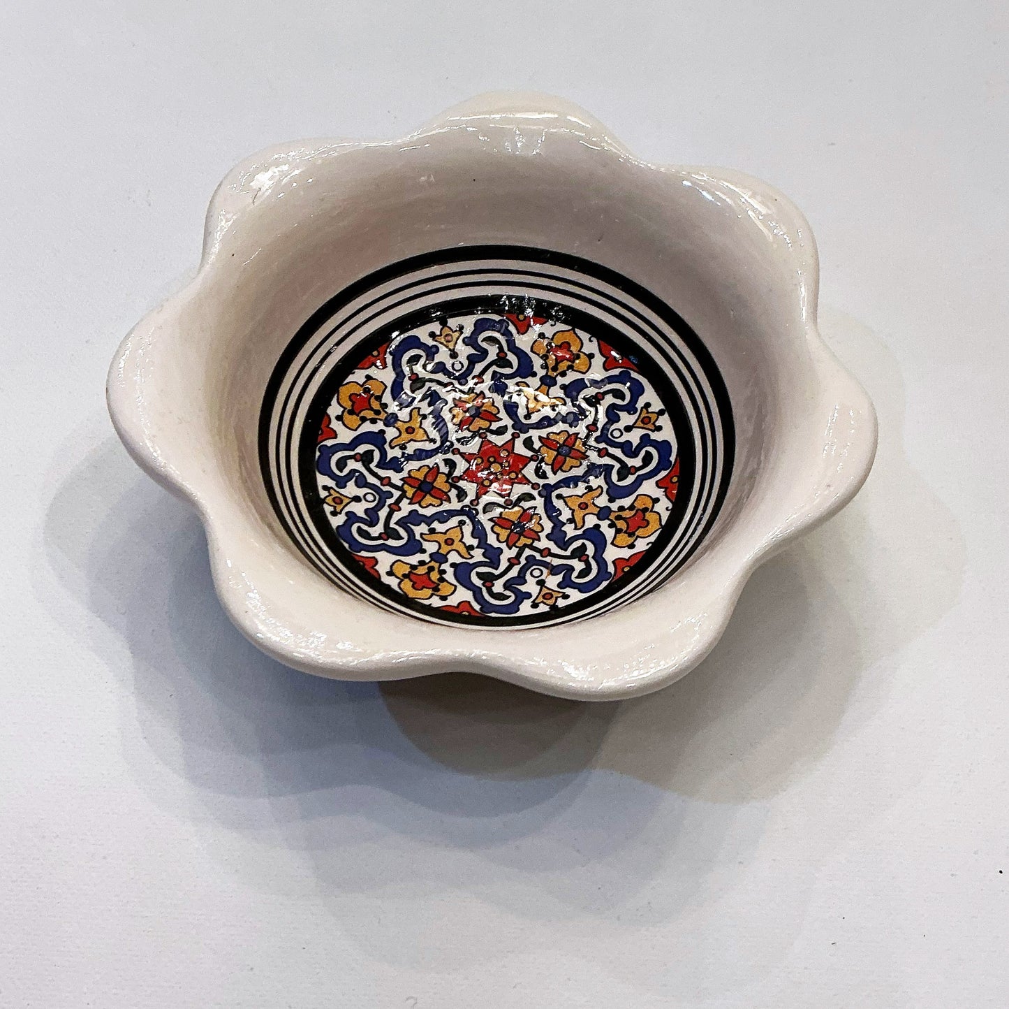 Enameled Ceramic Bowl - Perfect for Your Haftseen, Home or Office Decor & Everyday Usage