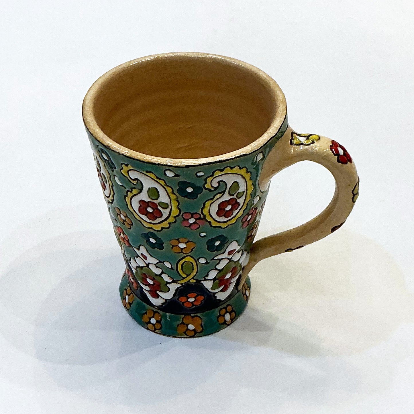 Enamel (Minakari) Handmade Ceramic Mug - Coffee/Tea Cup