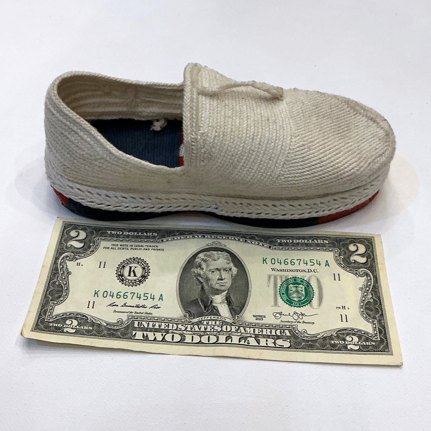 A Pair of Unique Cotton Iranian Traditional Shoes, Persian Vintage Shoes for Kids