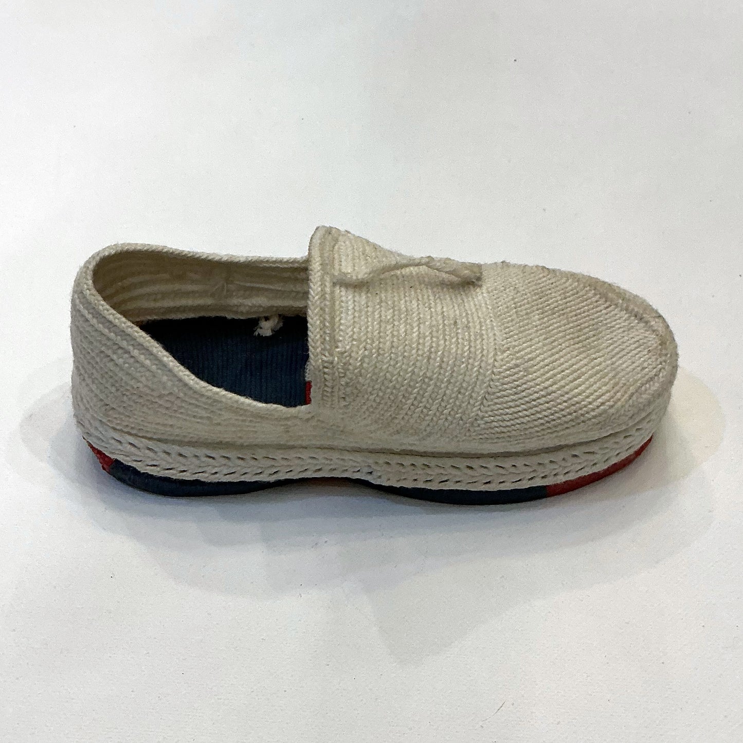 A Pair of Unique Cotton Iranian Traditional Shoes, Persian Vintage Shoes for Kids