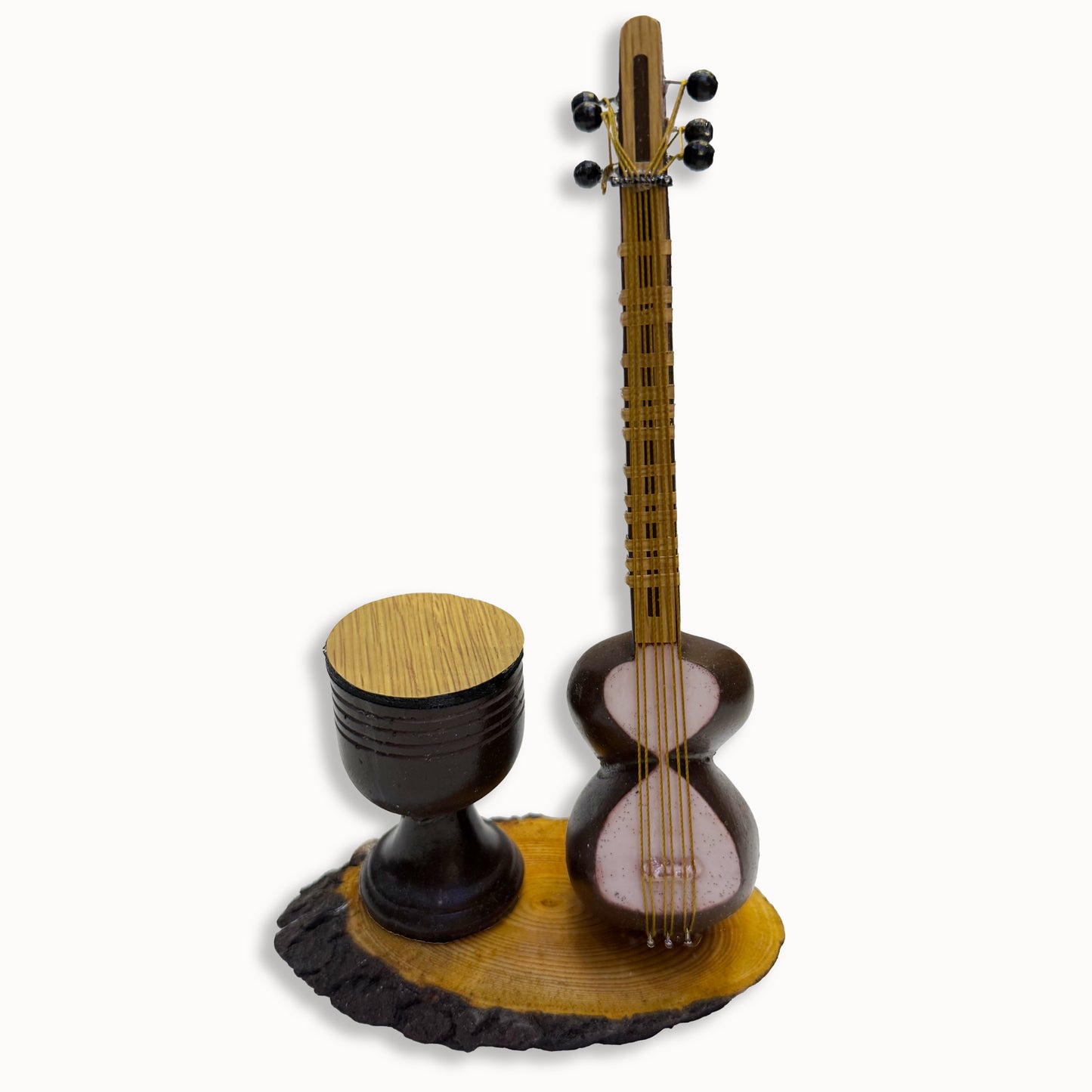 Wooden Persian Instruments (Tar & Tombak) for your Home Decor