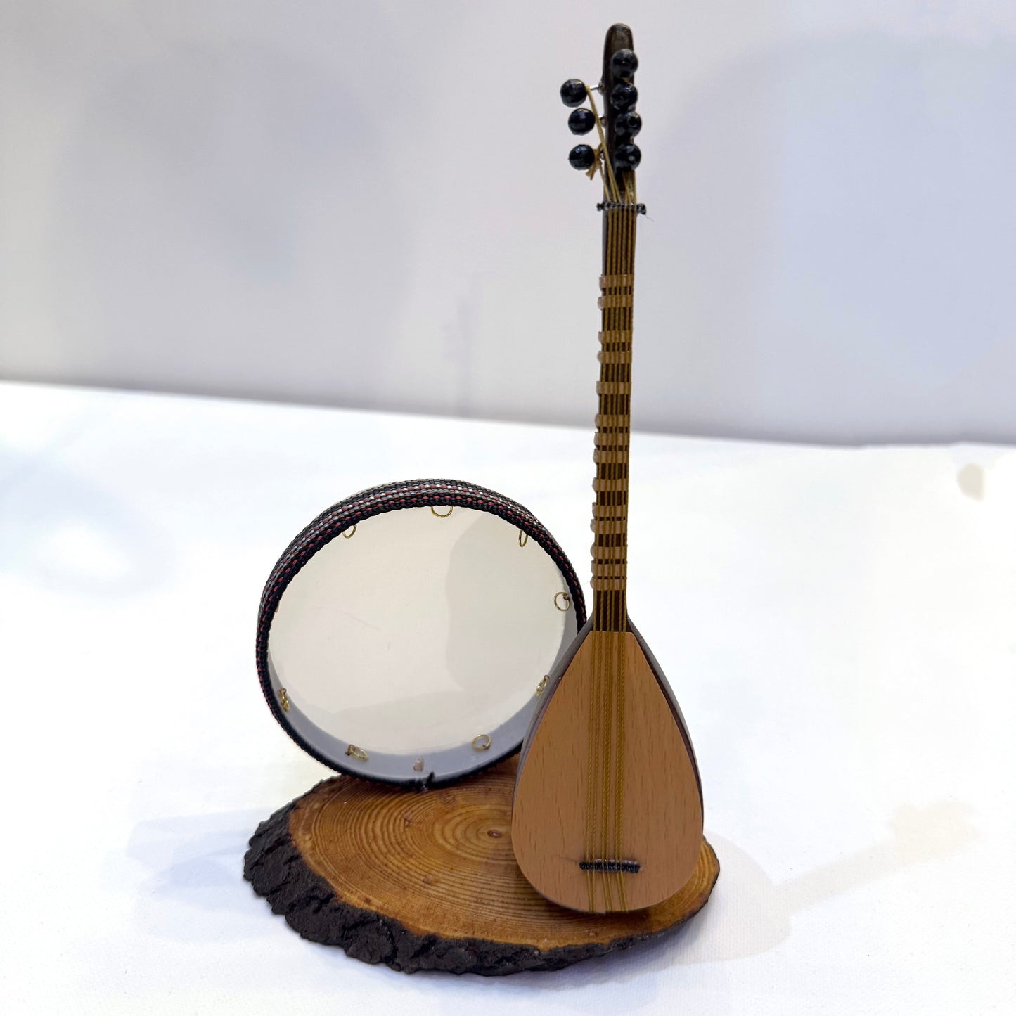Wooden Persian Instruments (Tanbour & Tombak) for your Home Decor