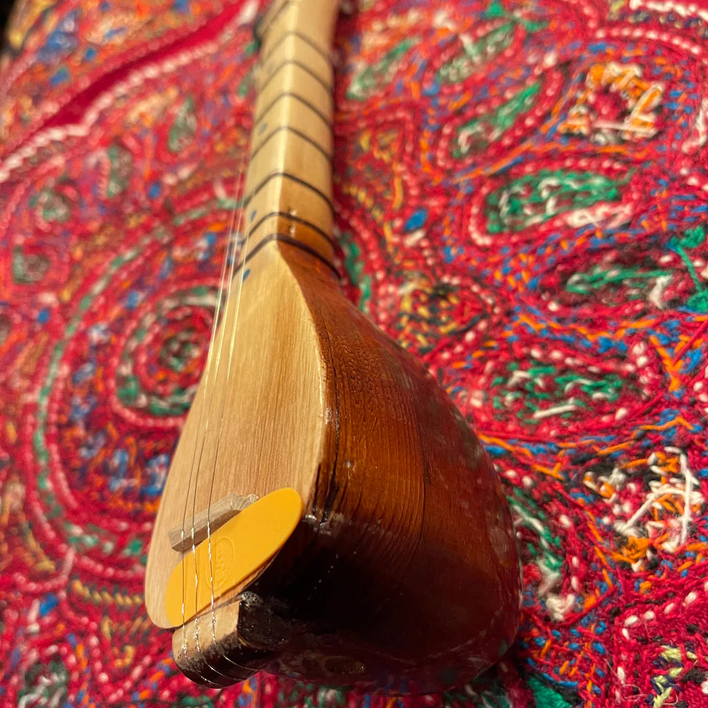 Unique Wooden Se-Tar, Persian Instrument for your Home Decor