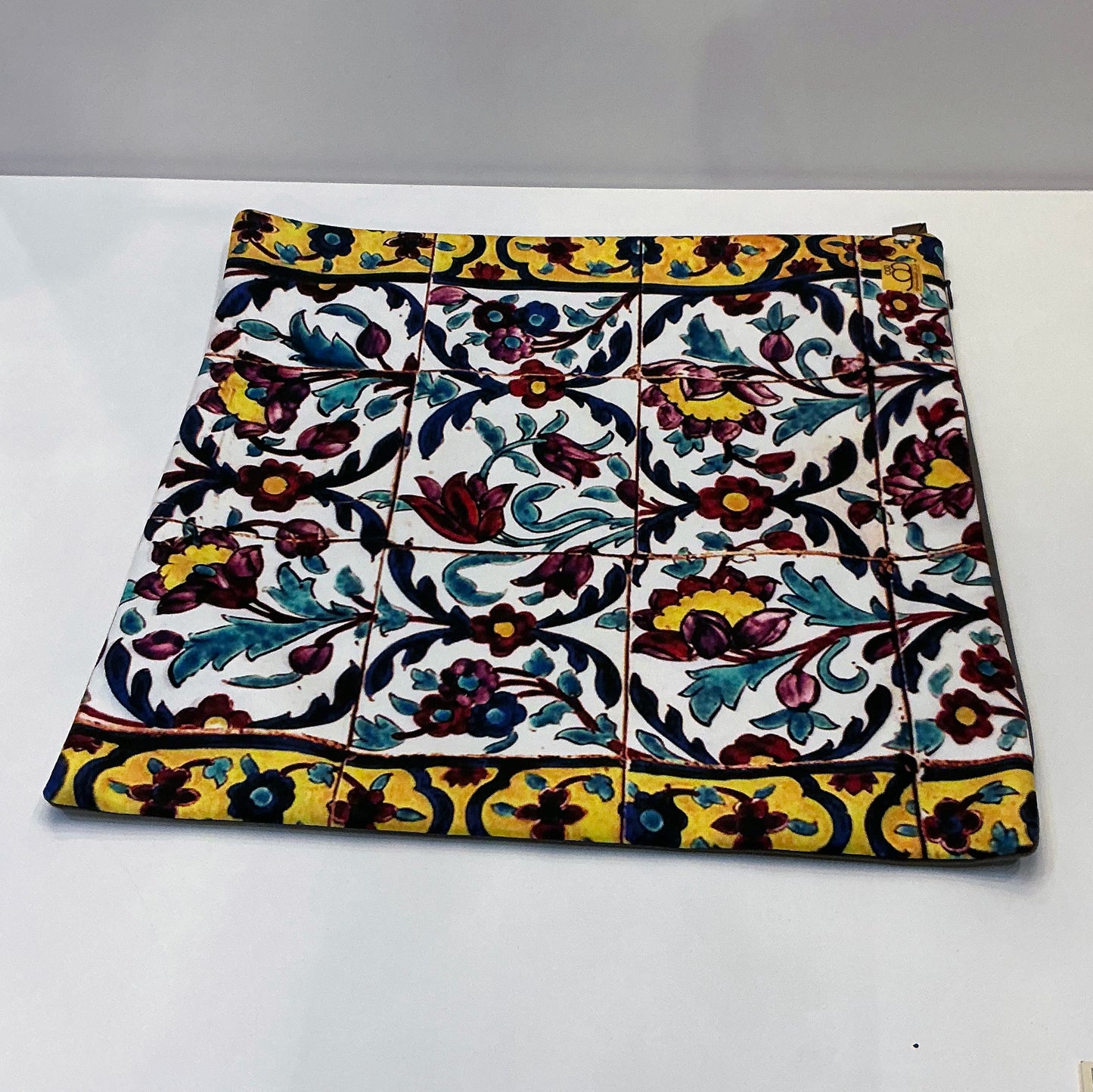 Velvet 12"x12" Cushion Cover with Beautiful Print for your Home Decor, Style 2