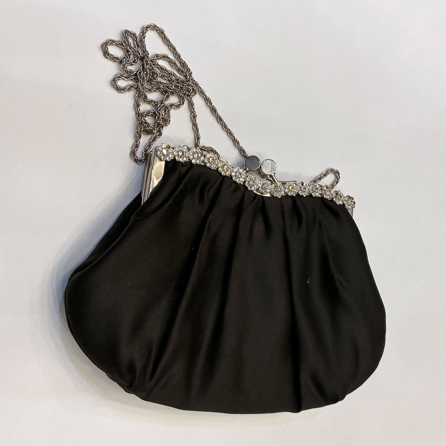 Unique Handmade Women's Purse, Cross Over Purse With a Metal Chain