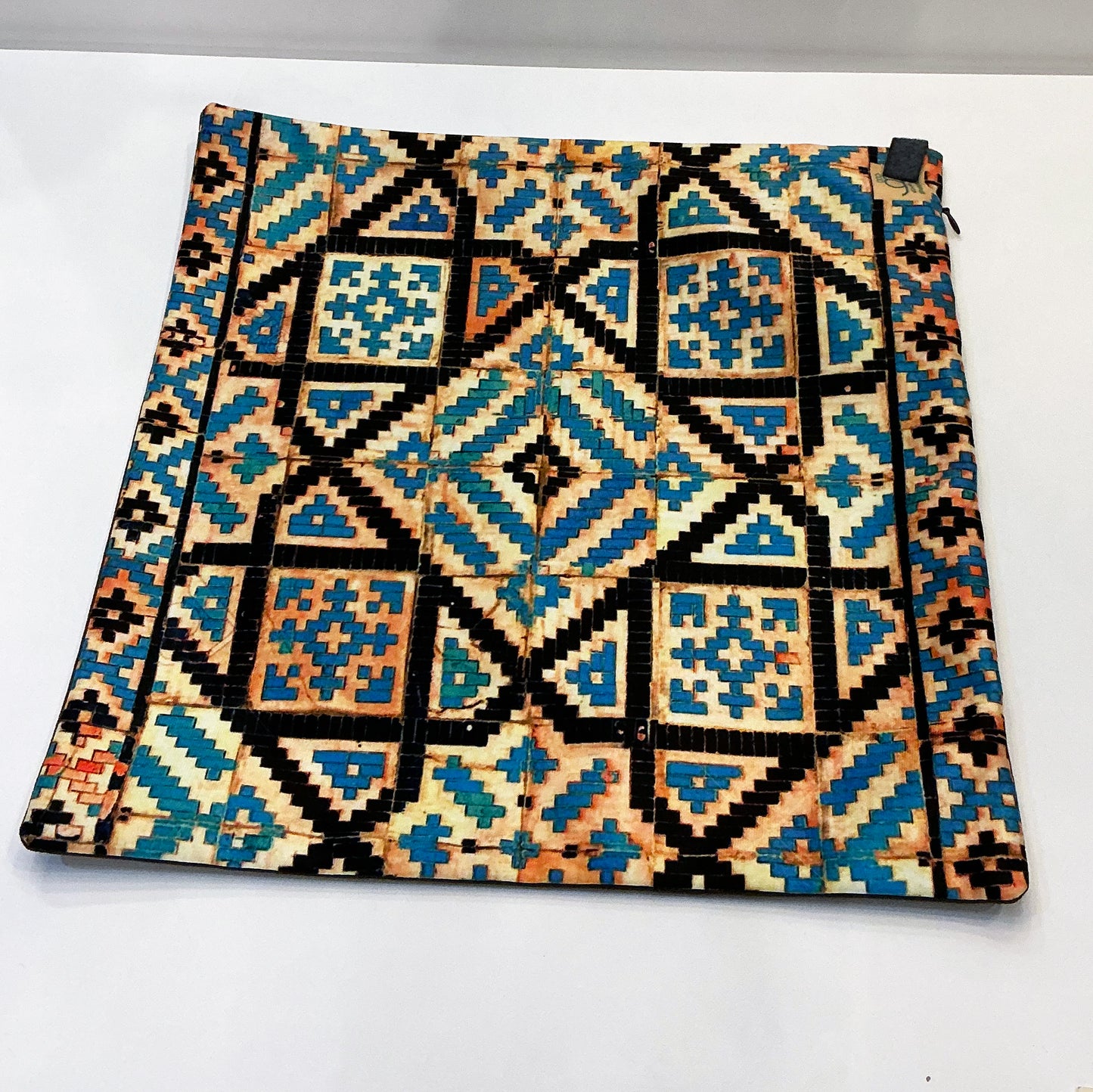 Velvet 12"x12" Cushion Cover with Beautiful Print for your Home Decor, Style 3