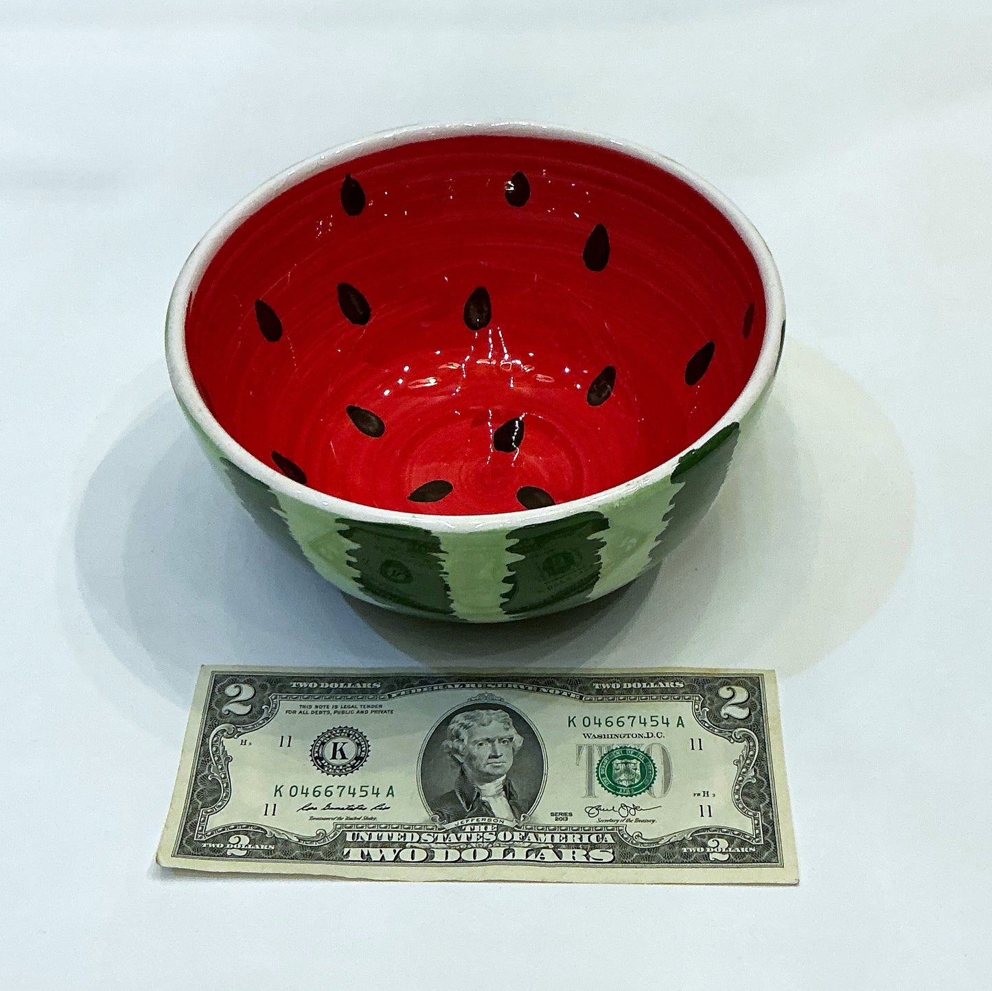 Khafan Bowl, Watermelon Design, for Your Haftseen or Yalda Night