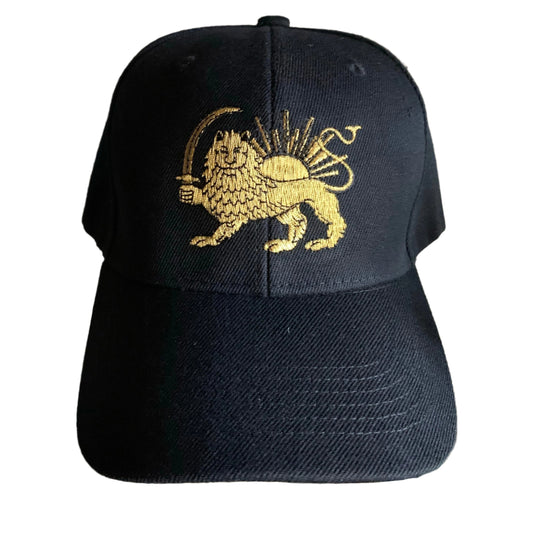 Unisex Sport Hat With an Embroidery of "The Sun and Lion" Iran Symbol