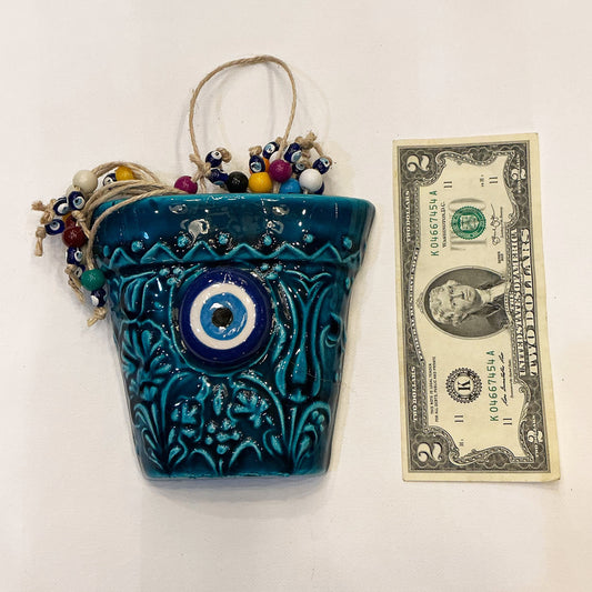 Beautiful Ceramic Wall Hanging Evil's Eye for your Home Decor