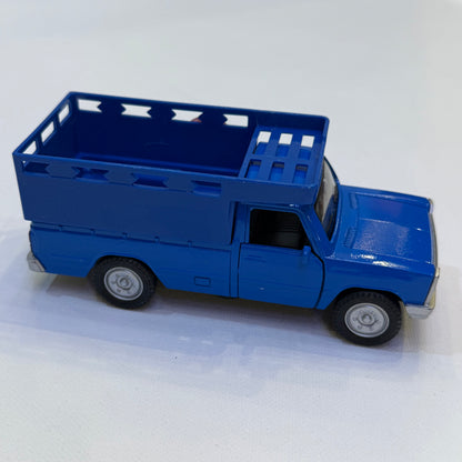 Vintage Old Model Iranian Car for your Home Decor, Blue Nissan