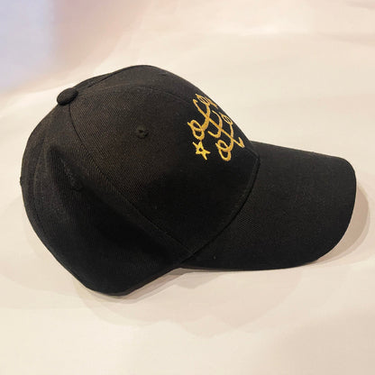 Sports Hat With An Embroidered in Farsi - Color: Black