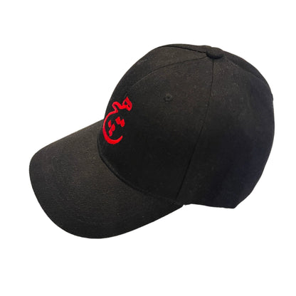 Unisex Sports Hat With an Embroidery of the Word "Nothing" in Farsi Language, in 2 Colors