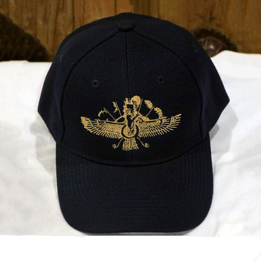 Sport Unisex Hat With an Embroidery of Faravahar Symbol