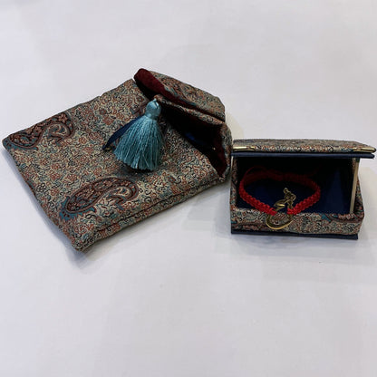 A Bracelet with Termeh Jewelry Box and Cover, A Unique Gift for You Loved Ones, Style 2