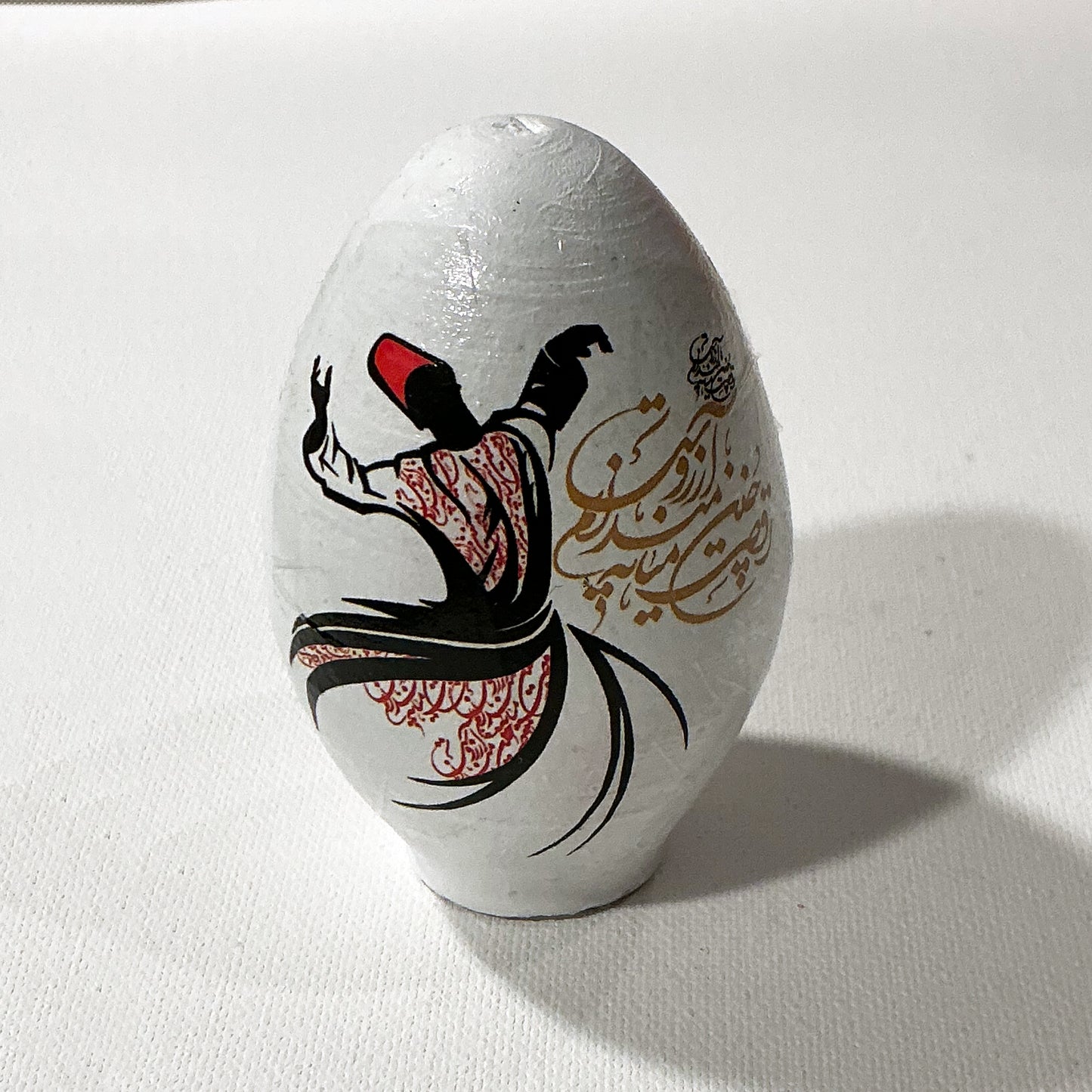 Beautiful Egg For Persian Haftseen & Home Decor with Calligraphy - Style#4